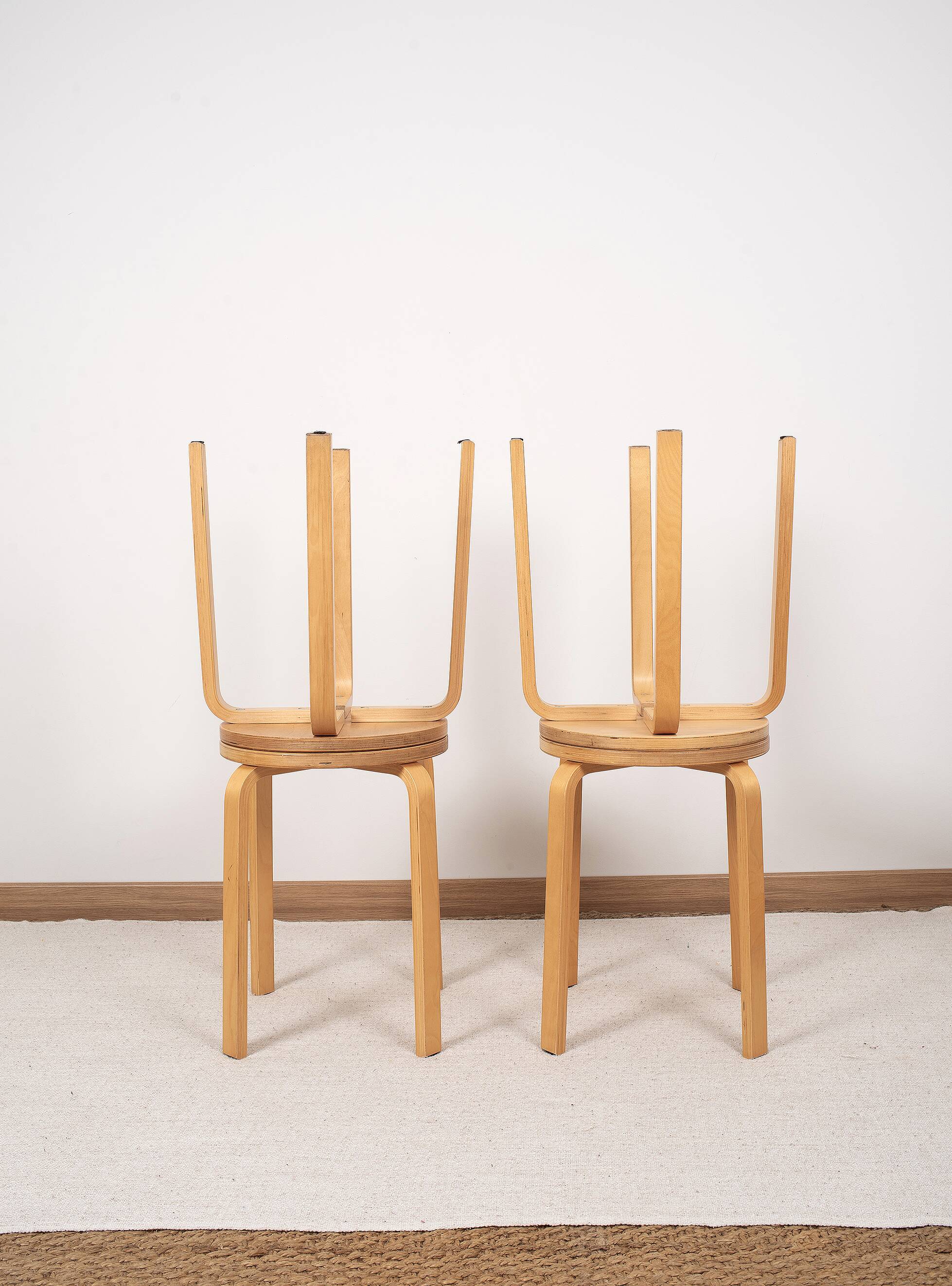 Ikea stools, frosta model, from the 90s. set of 4.