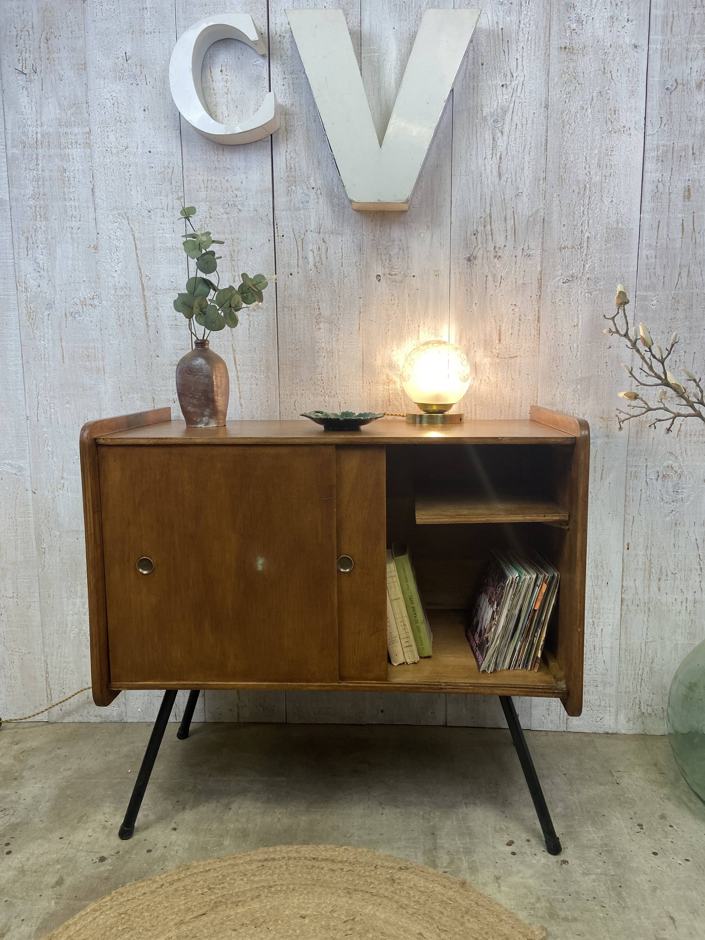 Vintage vinyl cabinet