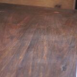 Table de ferme et ses 2 bancs, table de ferme bois ancienne, meuble de salon, campagne, chalet, déco