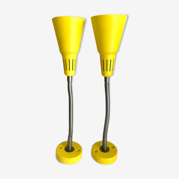 1980s yellow sconces, Ikea