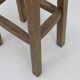 4x Brutalist Barstool by De Puydt, 1970s