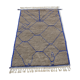 Berber carpet taupe and majorelle blue 200x308cm