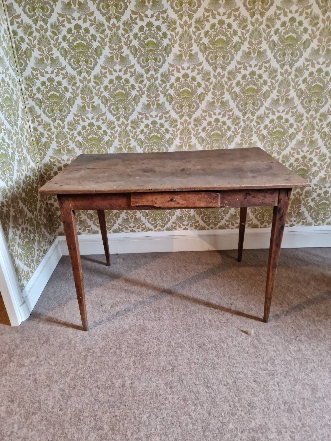Petite table de ferme en chêne