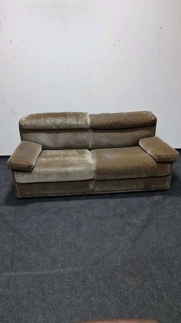 Canapé biplace vintage par Edgar Reutter pour Kill International modèle Delta
