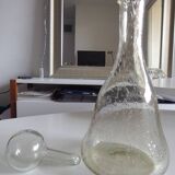Biot bubble glass wine carafe