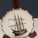 Assiette décorative bateaux voilier