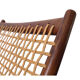 Rocking chair de style Fredrik Kayser des années 50 en teck.