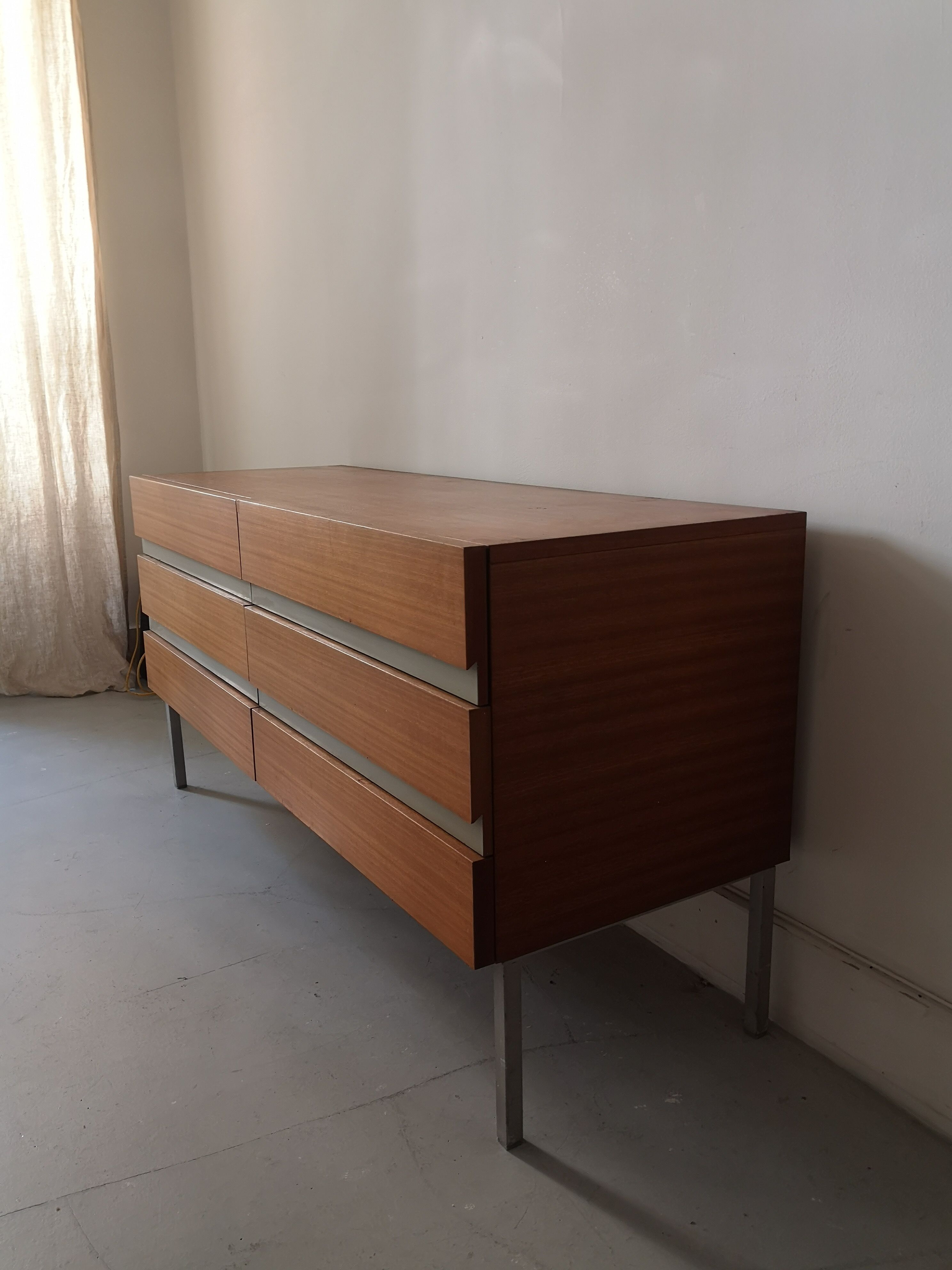 Wooden sideboard mid century, 1960
