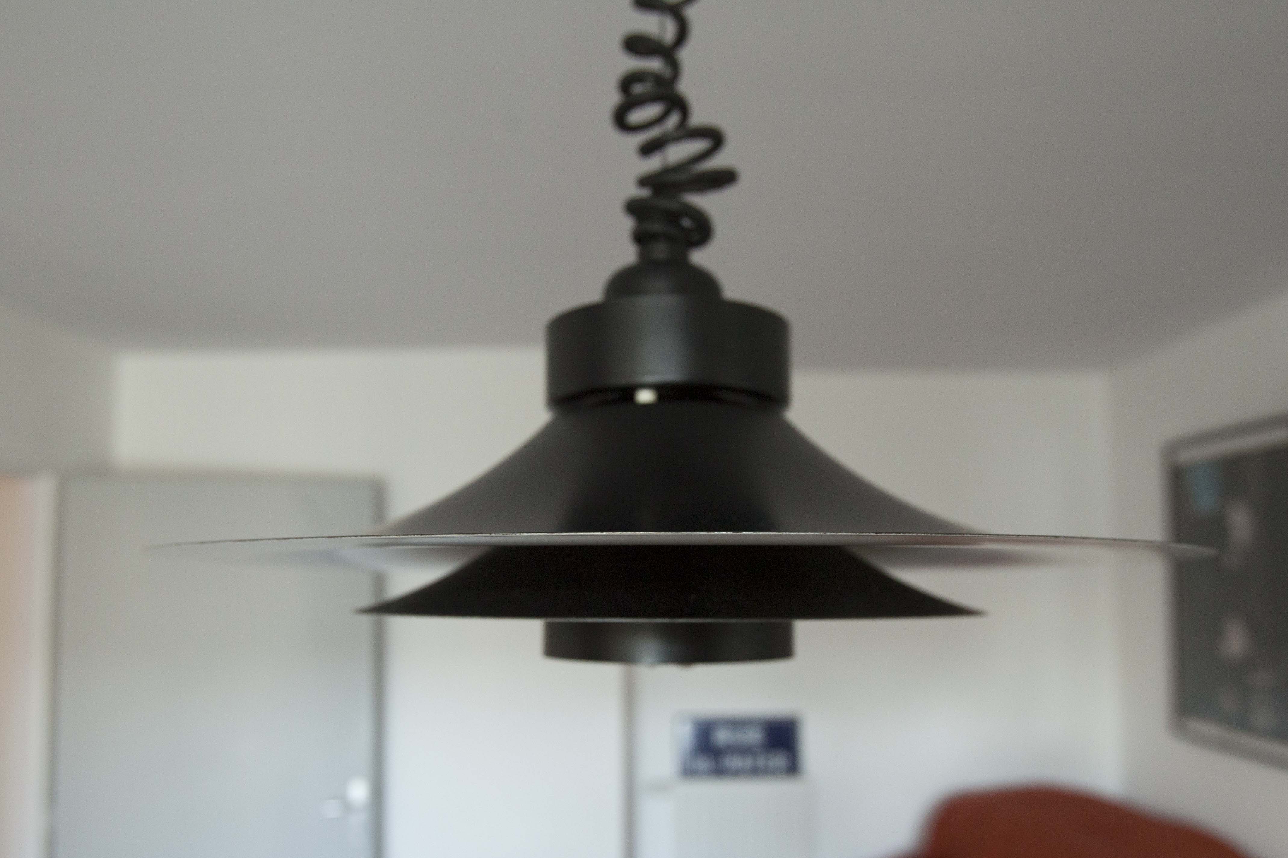 Suspension Danish 1960 black and white