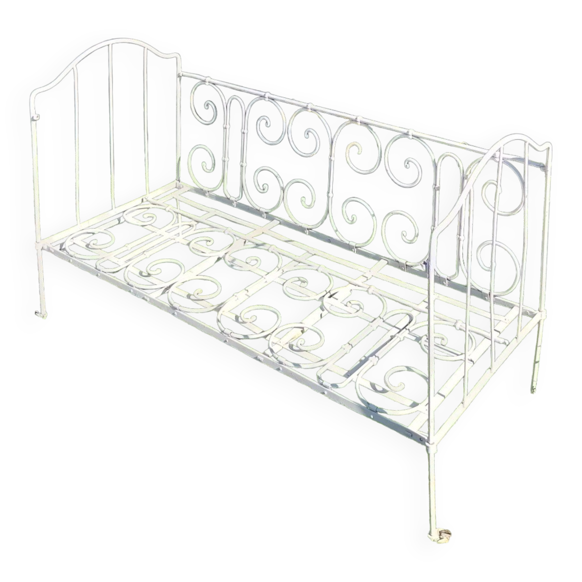 Wrought iron sofa bed