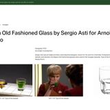 Glass service for 6, 17 pieces Sergio Asti for Arnolfo di Cambio.