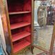Showcase bronze Louis XV decorated with marquetry veneer