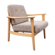 Armchair in wood and fabric 1960