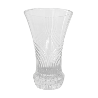 Vase en verre moulé France