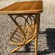 Chevet vintage rotin