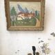 Ancient oil painting landscape