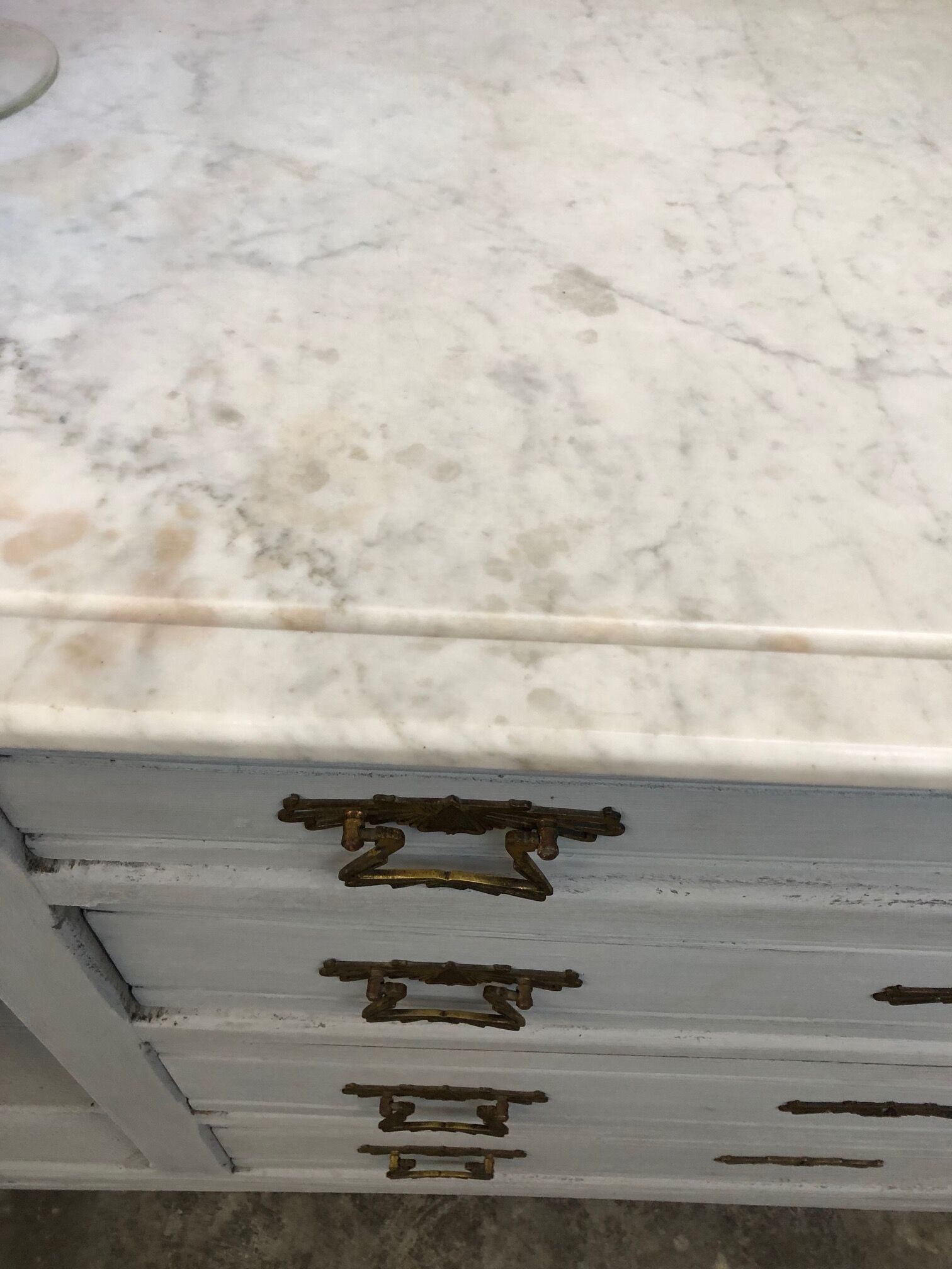 Old barbershop furniture from the 1930