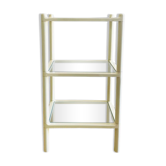Off-white Bakelite shelf by Makio Hasuike for Gedy 1970