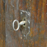 German hand painted cabinet from 1812