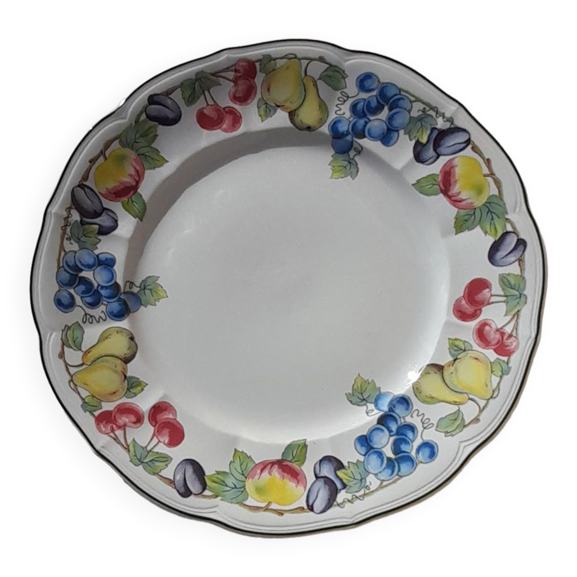 Assiette en vitro porcelaine de Villeroy & Boch modèle Melina diam 26,5 cm