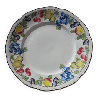 Porcelain vitro plate by Villeroy & Boch model Melina diam 26.5 cm