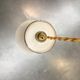 Art Deco hanging lamp in frosted glass