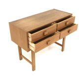 Scandinavian oak chest of drawers, Sweden, 1960