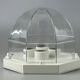 60s 70s ceiling lamp Glashütte Limburg Germany Plafoniere glass & metal