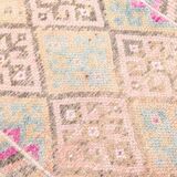 Vintage Super Soft Pink Runner Rug, 85x394Cm