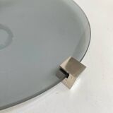 Glass and chrome presentation tray