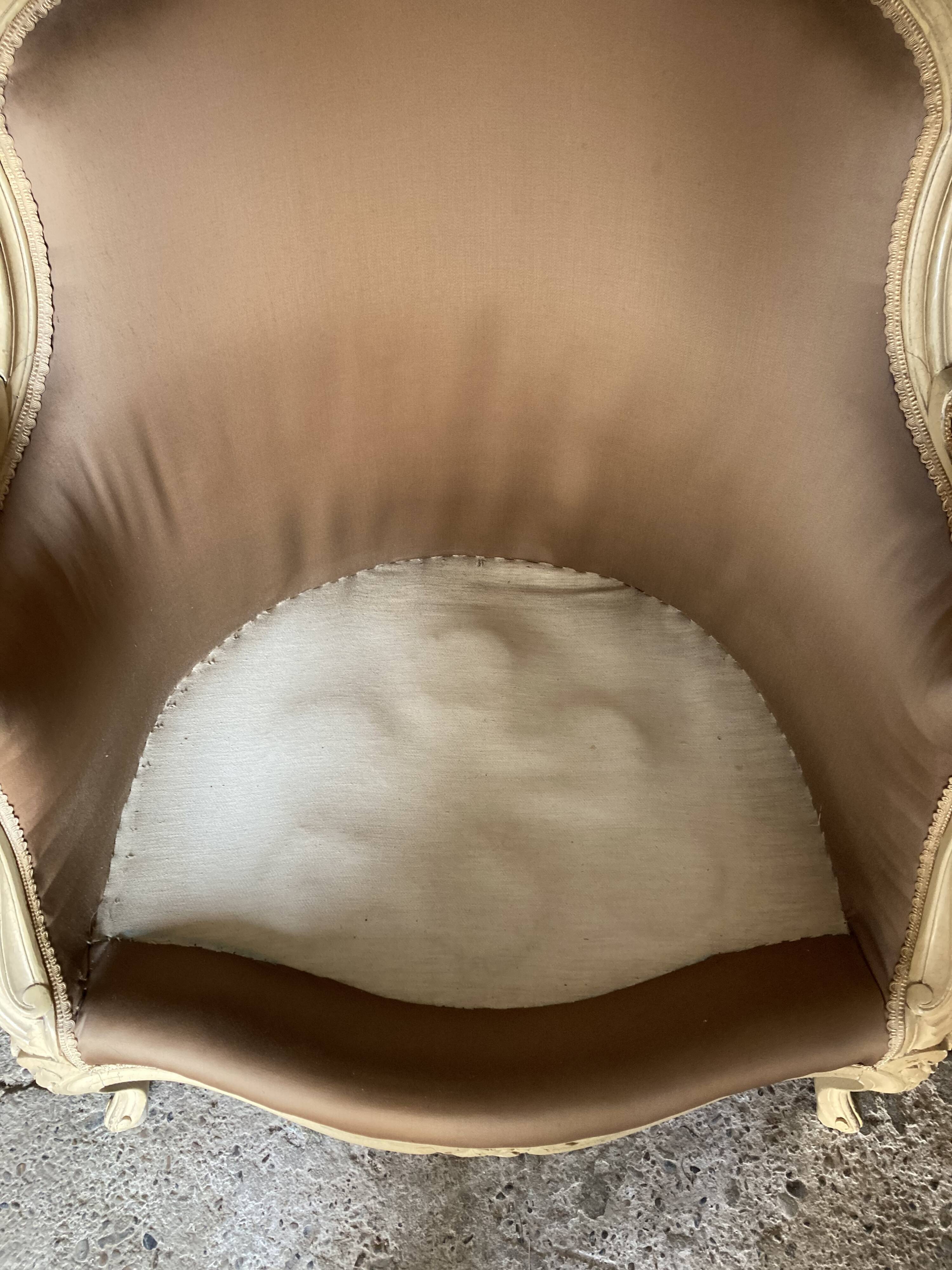 Pair of shepherdess armchairs