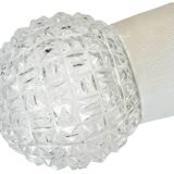 Vintage White Porcelain Wall Light, 1970s