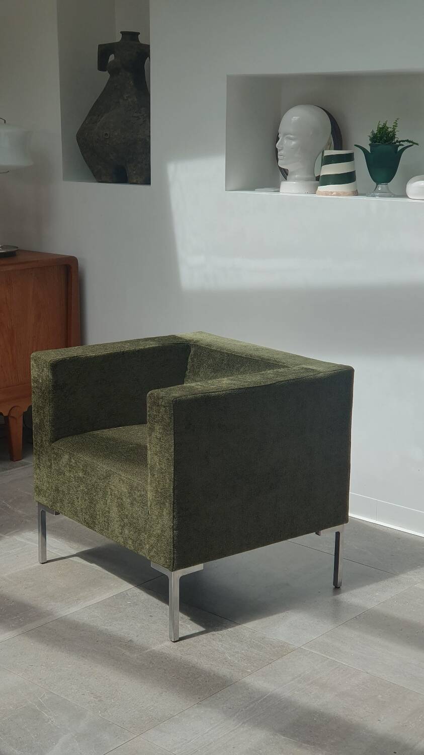 Fauteuil italien velours