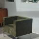 Fauteuil italien velours