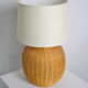 Rattan lamp 1980