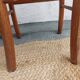 3 wooden bistro chairs