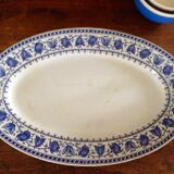 Dish Sarreguemines circa 1900