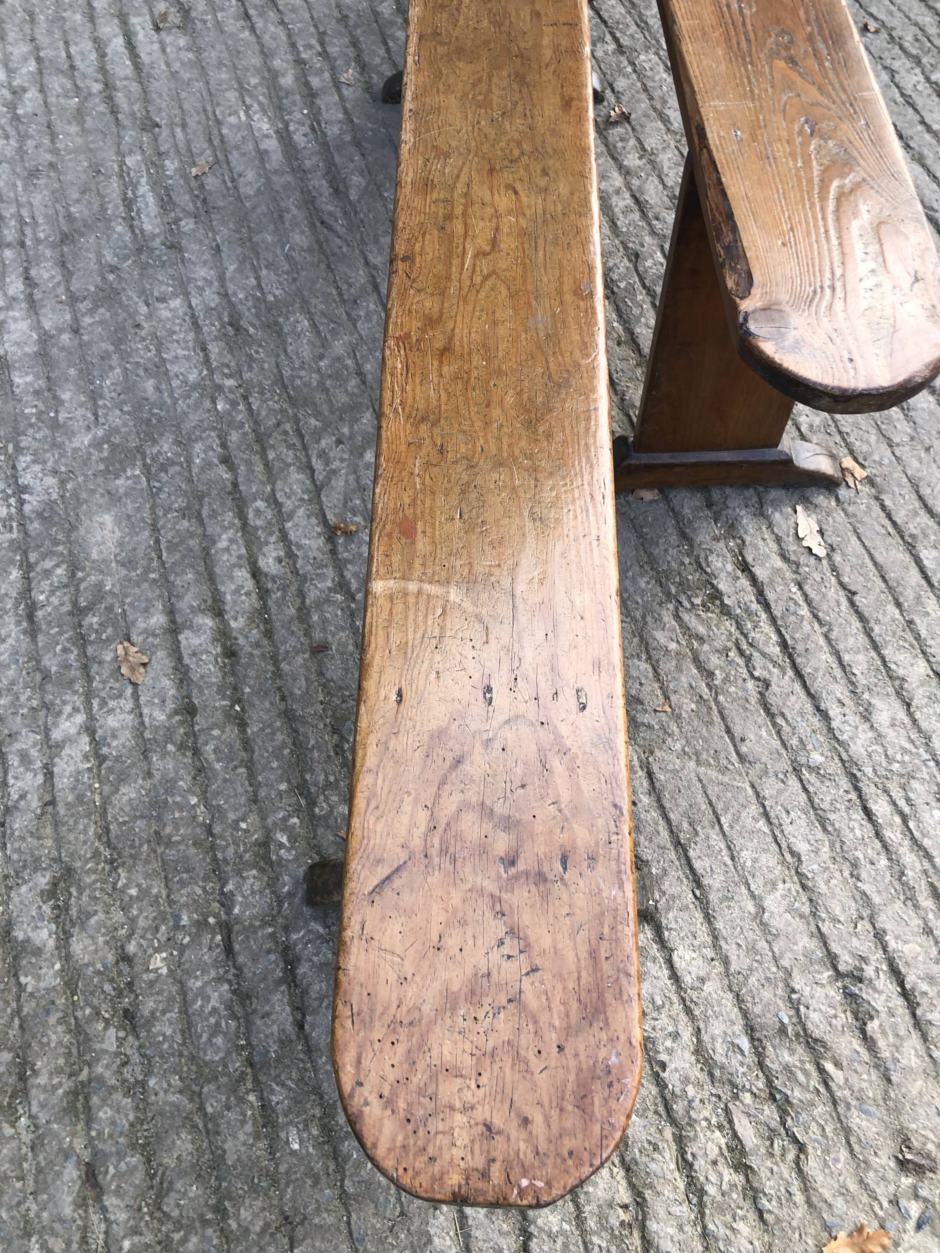 Antique fir benches