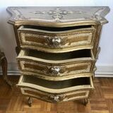 Pair of bedsides Florentine style, 1950s