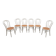 Lot de 6 chaises bistrot Zpm Radomsko