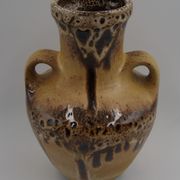 Vase céramique Fat Lava 2 anses vintage