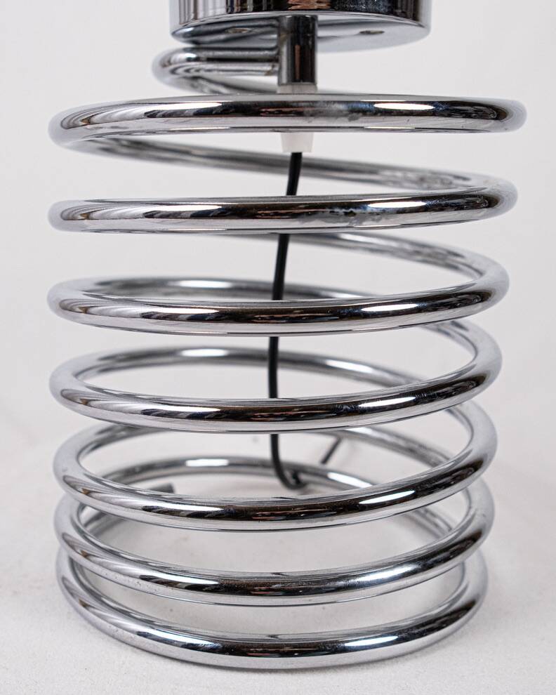 Paire de lampes ressort style Ingo Maurer, France, 1970s