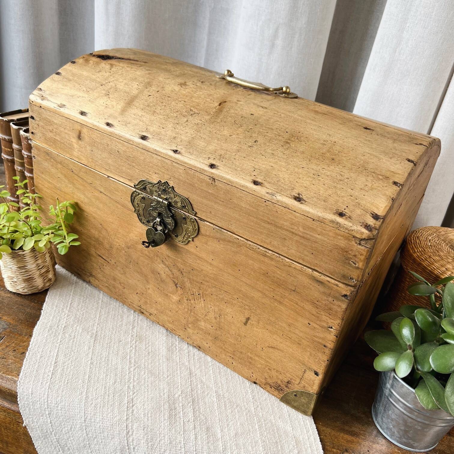 Restored wooden chest
