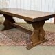 1970s mahogany monastery table - L=2m W=80cm H=75cm