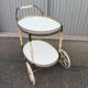 Vintage ivory and brass service