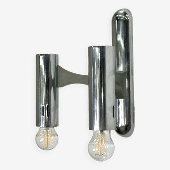 Chrome wall lamps by Sciolari - 2 available