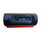 Orange alarm clock Sankyo Digi-Glo
