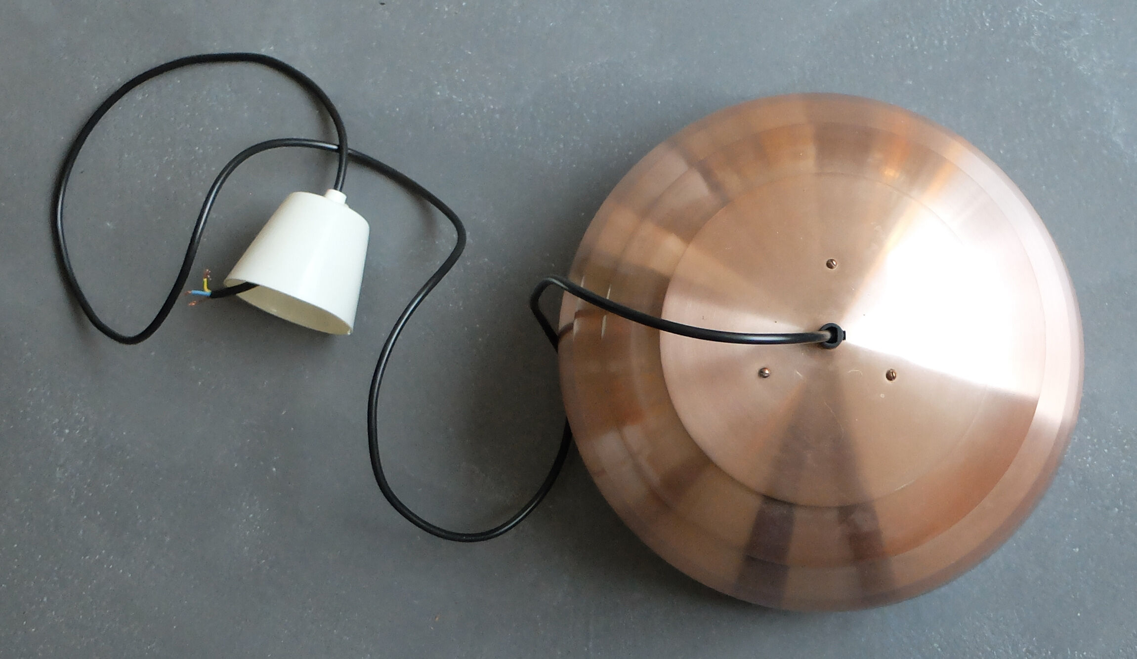 Hanging copper Dome by Hans - Agne Jakobsson Markaryd Sweden, 1960