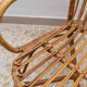 Vintage bamboo and rattan armchair, Florida style, Italy, 1970s.