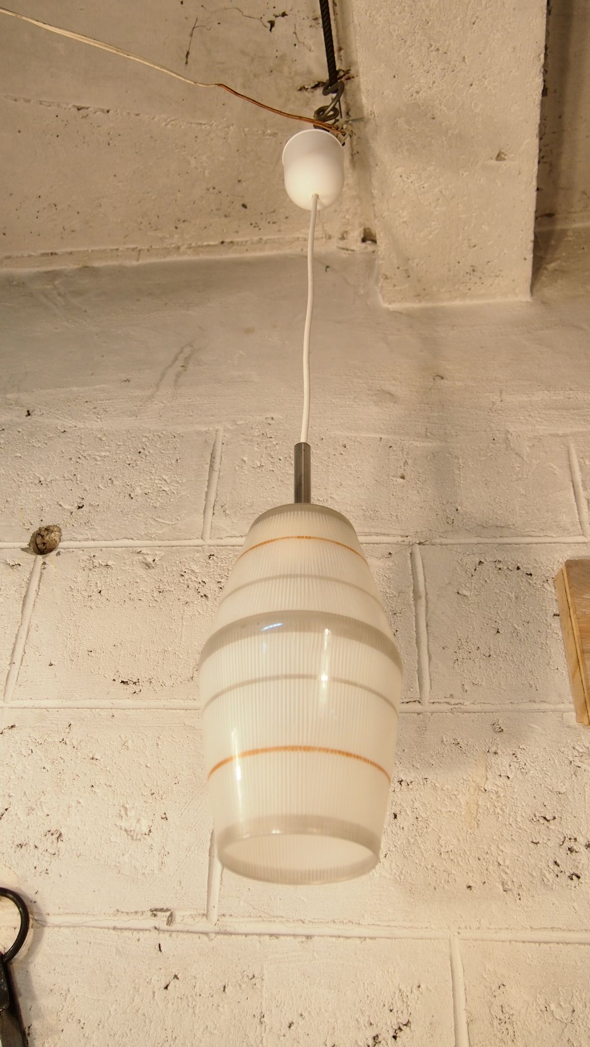 Hanging Lunel Lantern Texture Mid Century